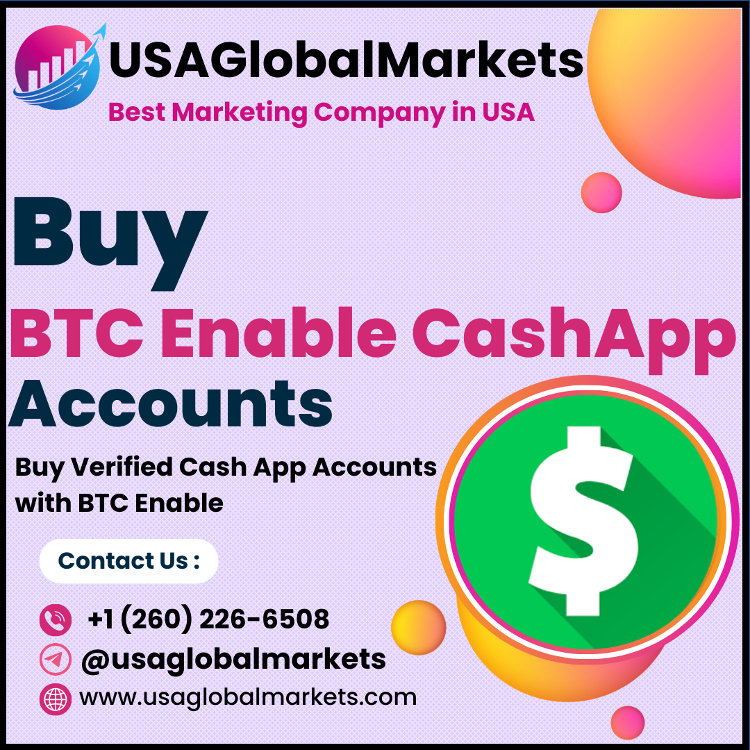 Buy BTC Enable Cash App Accounts - Buy Verified Cash App