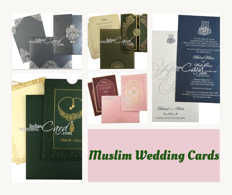 The Most Fantastic & Trendy Designs of Muslim Wedding Cards | Indian Wedding Card