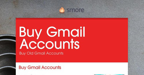 Buy Gmail Accounts | Smore Newsletters