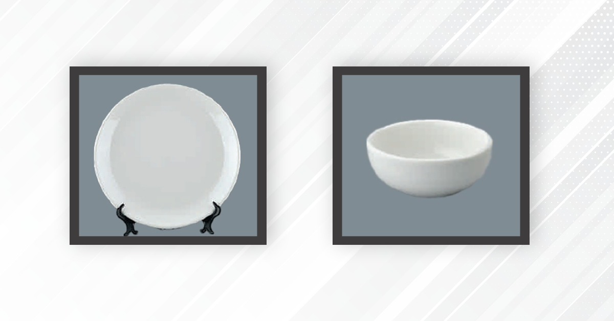 Various styles and patterns for porcelain dinner sets