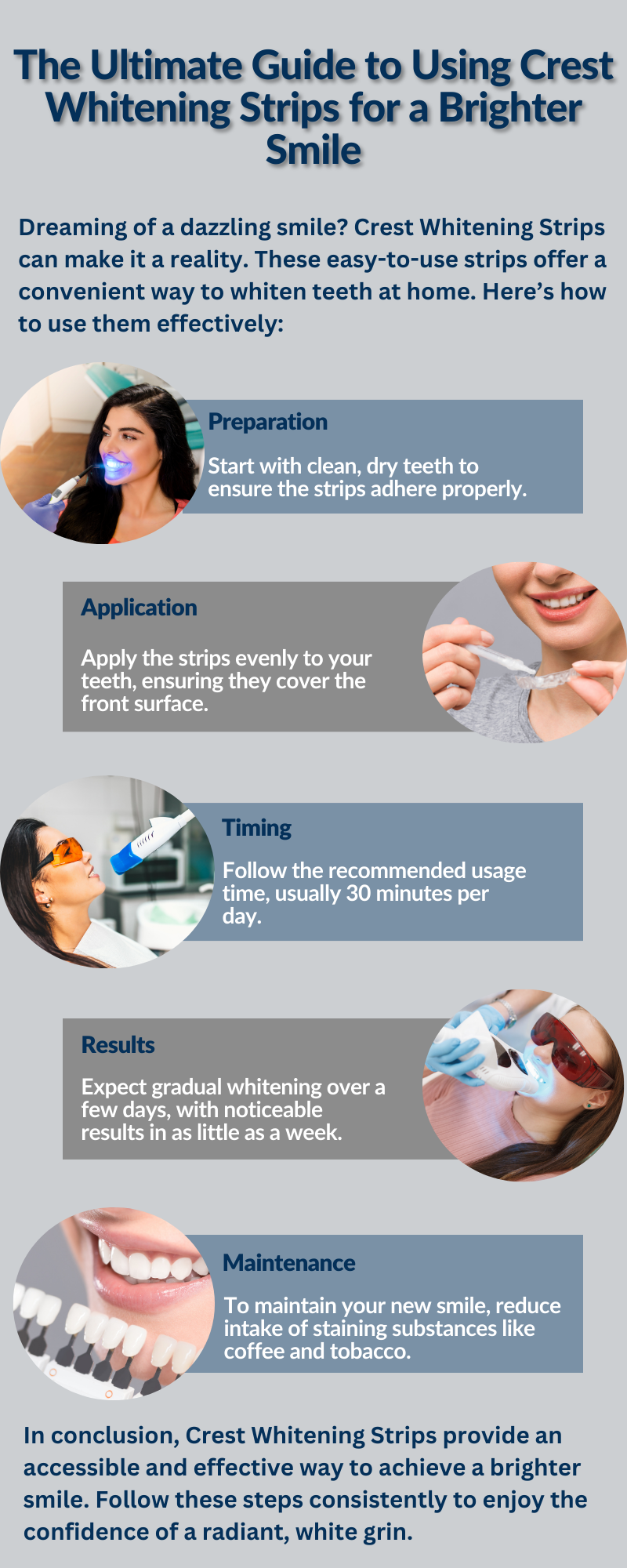 The Ultimate Guide to Using Crest Whitening Strips for a Brighter Smile