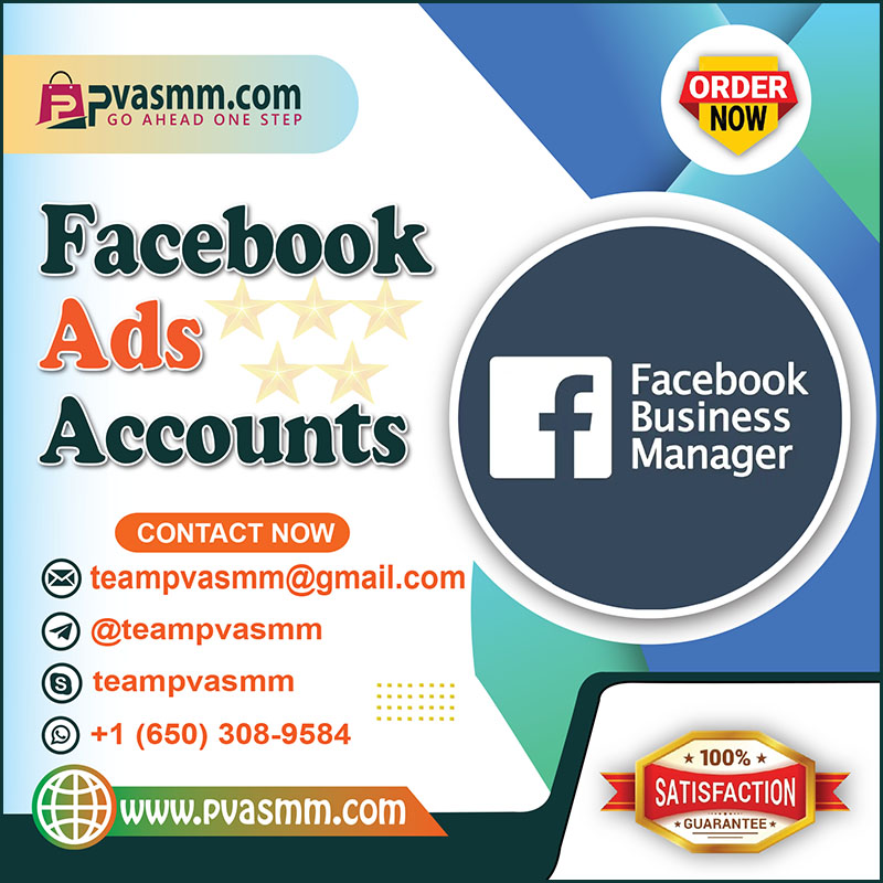Buy Facebook Ads Account - 100% High Quality Accounts