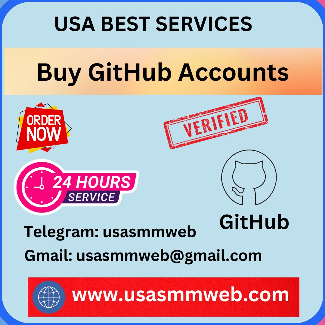 Buy GitHub Accounts - USASMMWEB