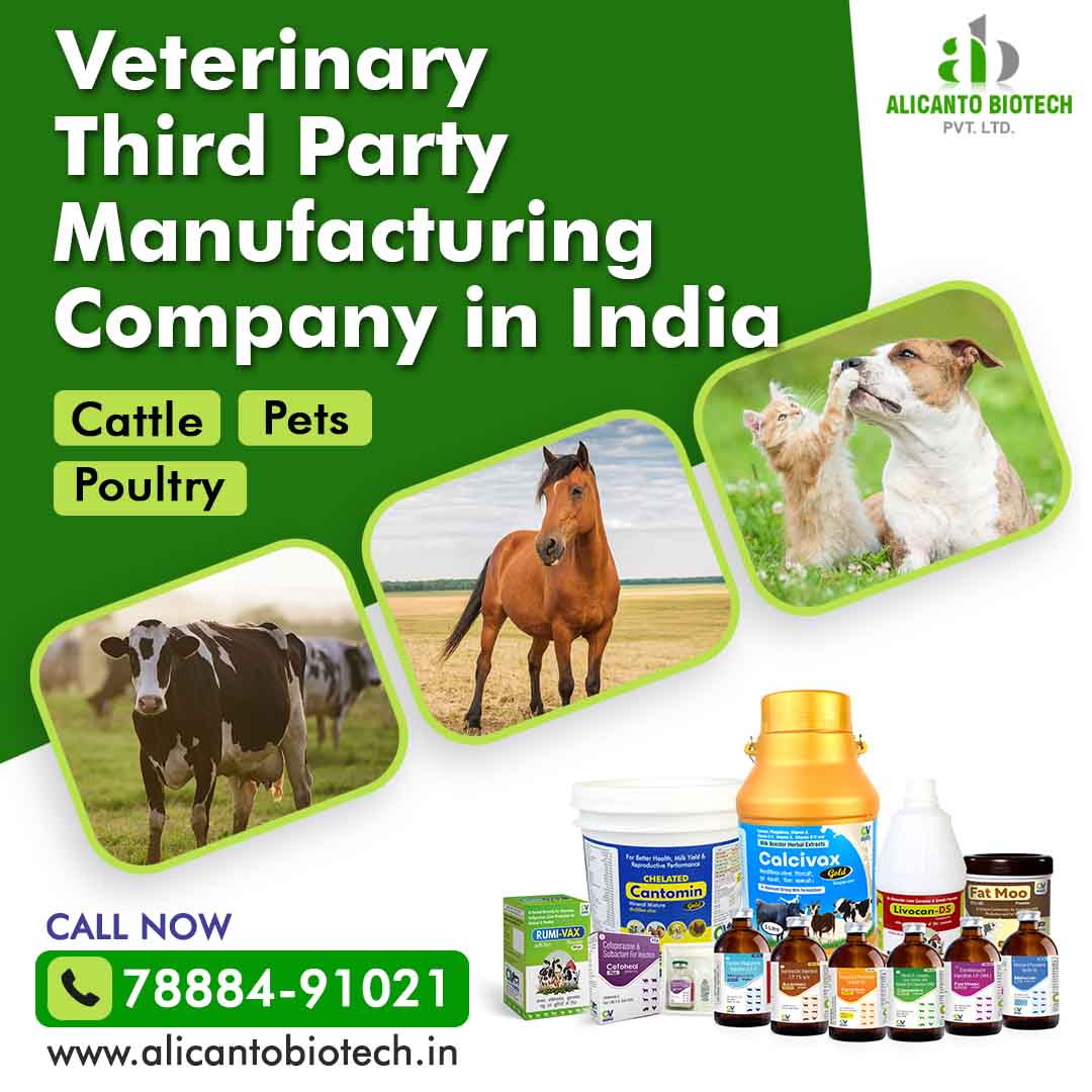 Veterinary Third Party Manufacturing Company in India