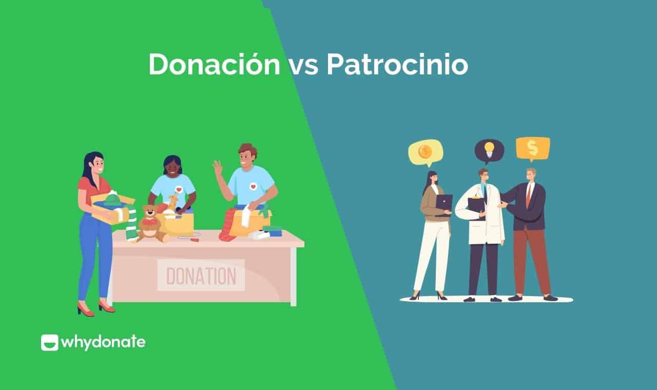 Donación Vs Patrocinio | Diferencias Y CONSEJOS | WhyDonate