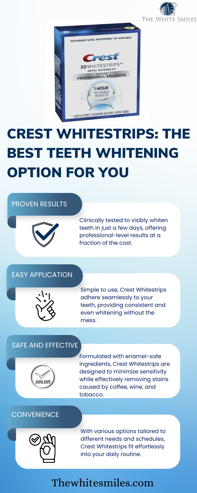 Crest Whitestrips: The Best Teeth Whitening Option for You