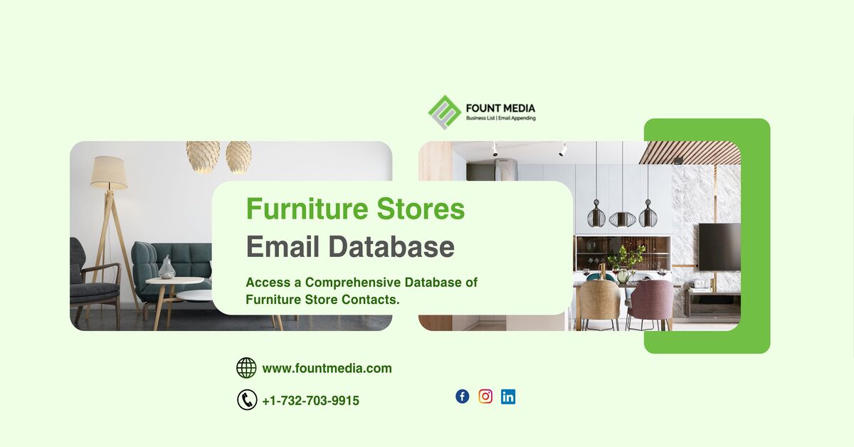 Furniture Stores Email List | Furniture Stores Mailing Database