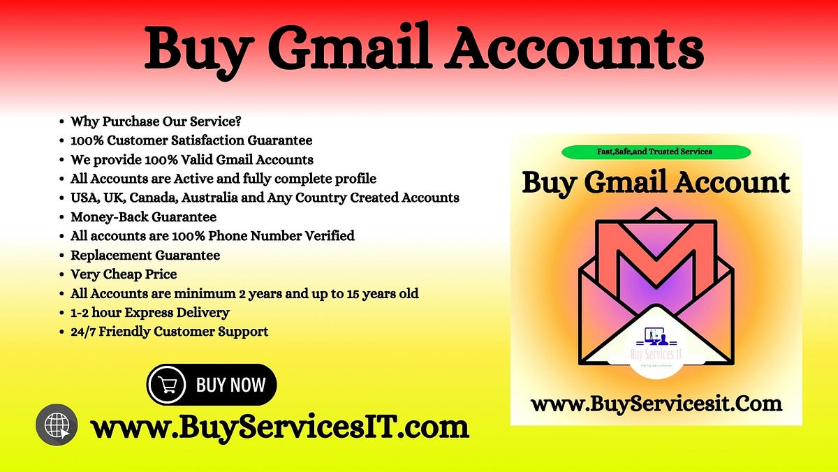 Buy Gmail Accounts: A Comprehensive Guide | by Bank Service | Jun, 2024 | Medium