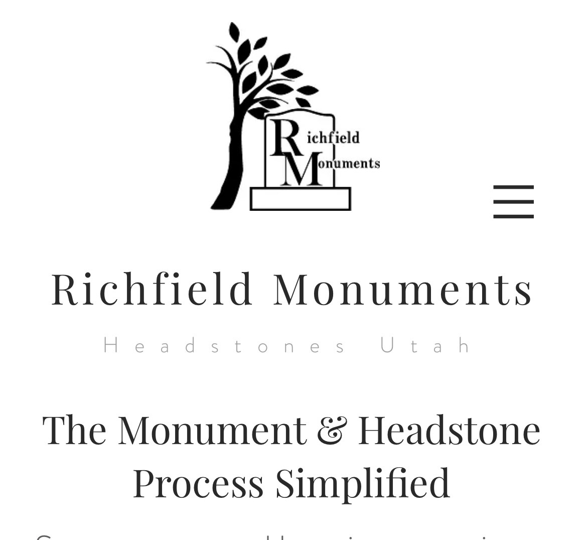 Richfield Monuments | Headstones Utah