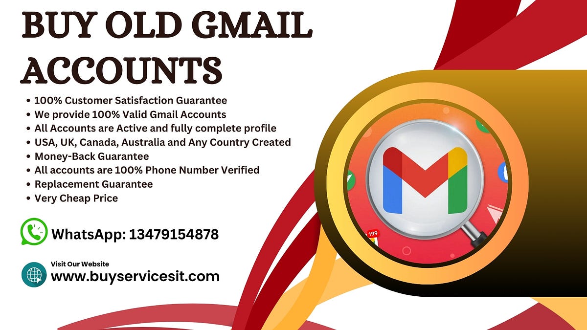 Buy Old Gmail AccountsBuy Old Gmail Accounts: A Strategic Approach for Enhanced Online Presence | by Linda D. Olson | Jun, 2024 | Medium