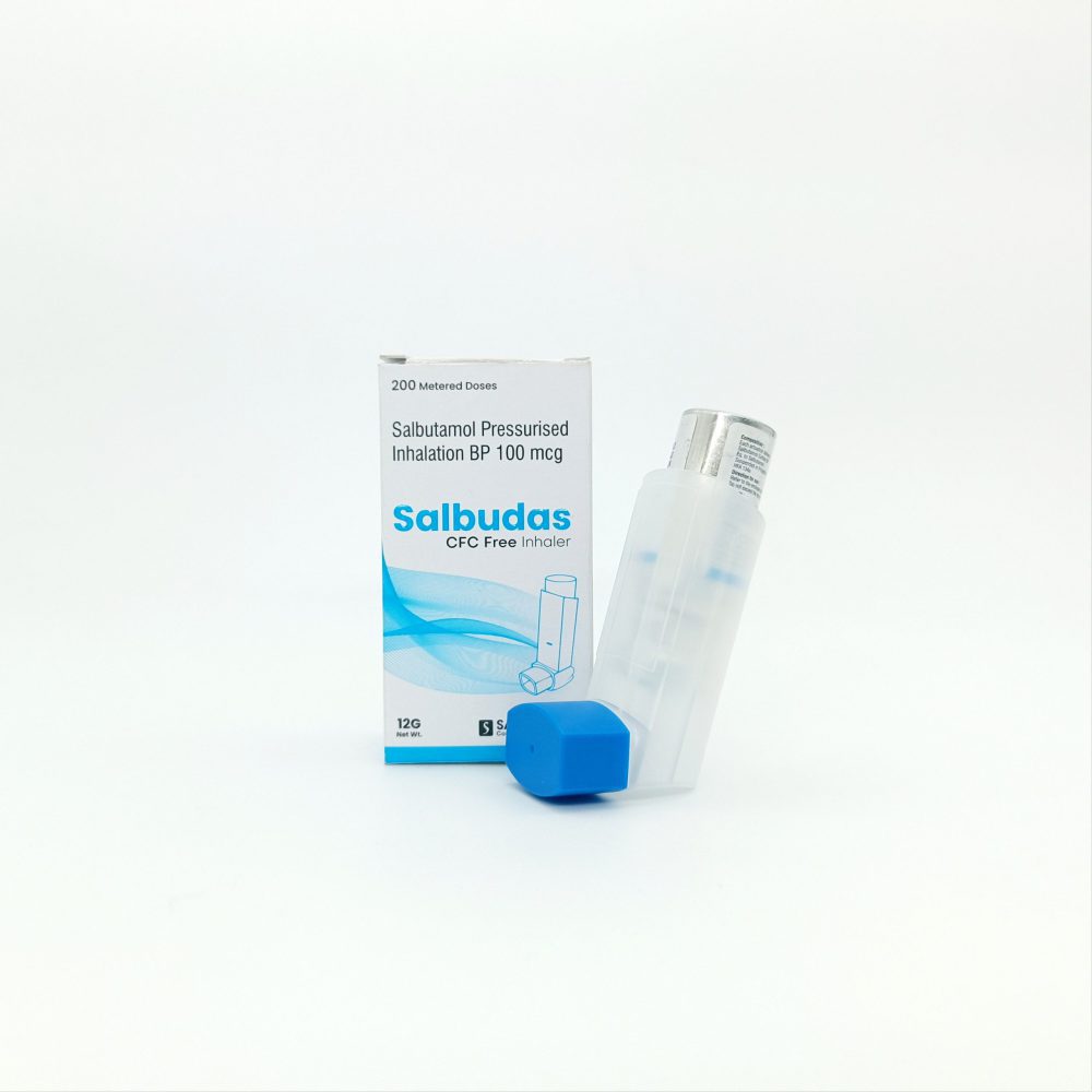 Salbutamol 100mcg Inhaler Manufacture & Exporter India