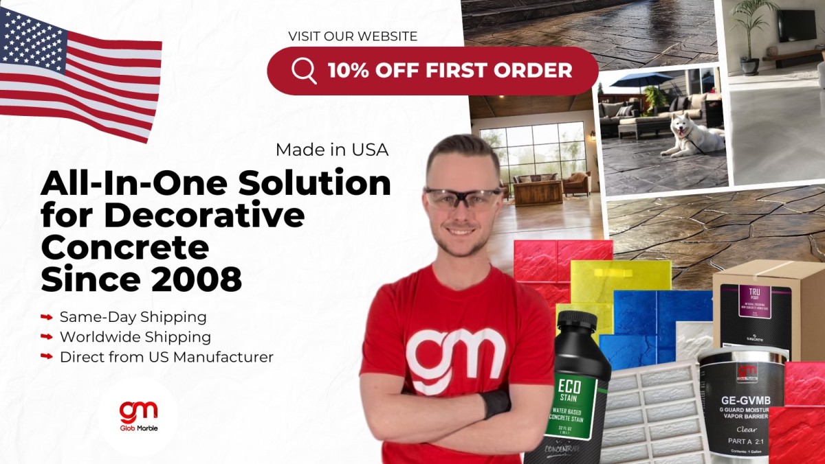 Revitalize Your Home with GlobMarble’s Concrete Solutions – GlobMarble – Concrete Stamps, Concrete Stone Molds and Equipment