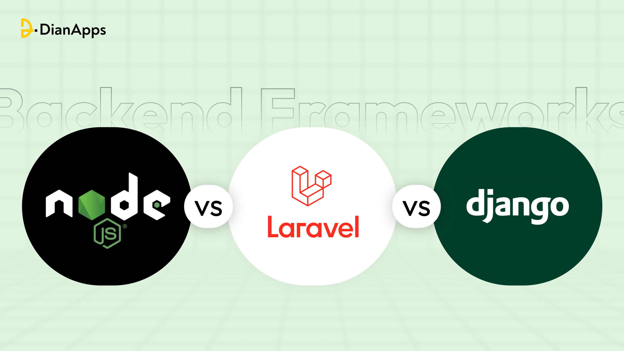 Node.js vs. Django vs. Laravel