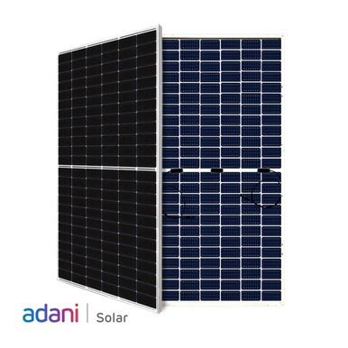 Adani Solar 530w Half-Cut Mono-Crystalline Bifacial (Silver) | ASB-M10-144-530 | Up to 645W with Bifacial Gain - Signature Solar