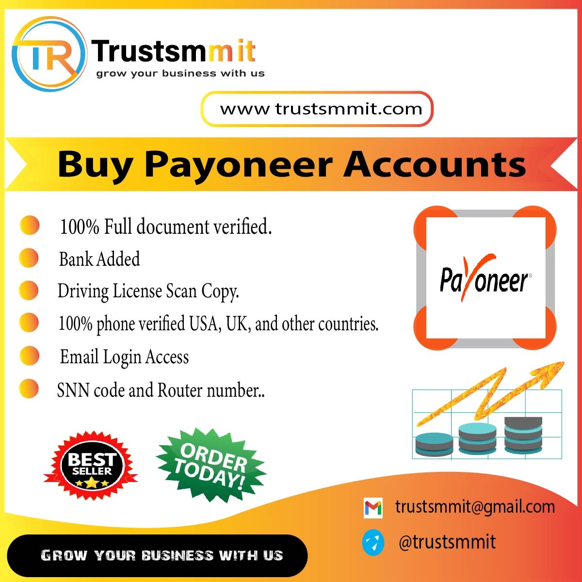 Buy Payoneer Accounts -