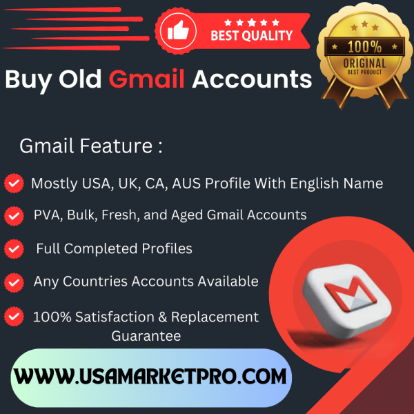 Buy Old Gmail Accounts – USAMarketPRO