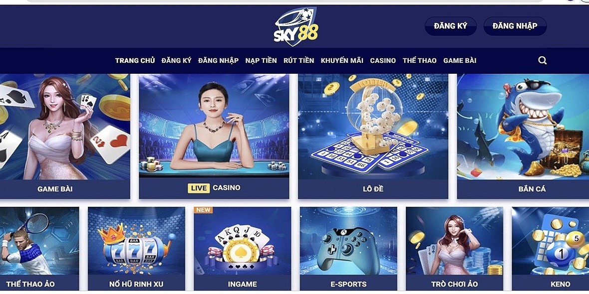 Sky88- Sân Chơi Cá Cược Online Đẳng Cấp Quốc Tế