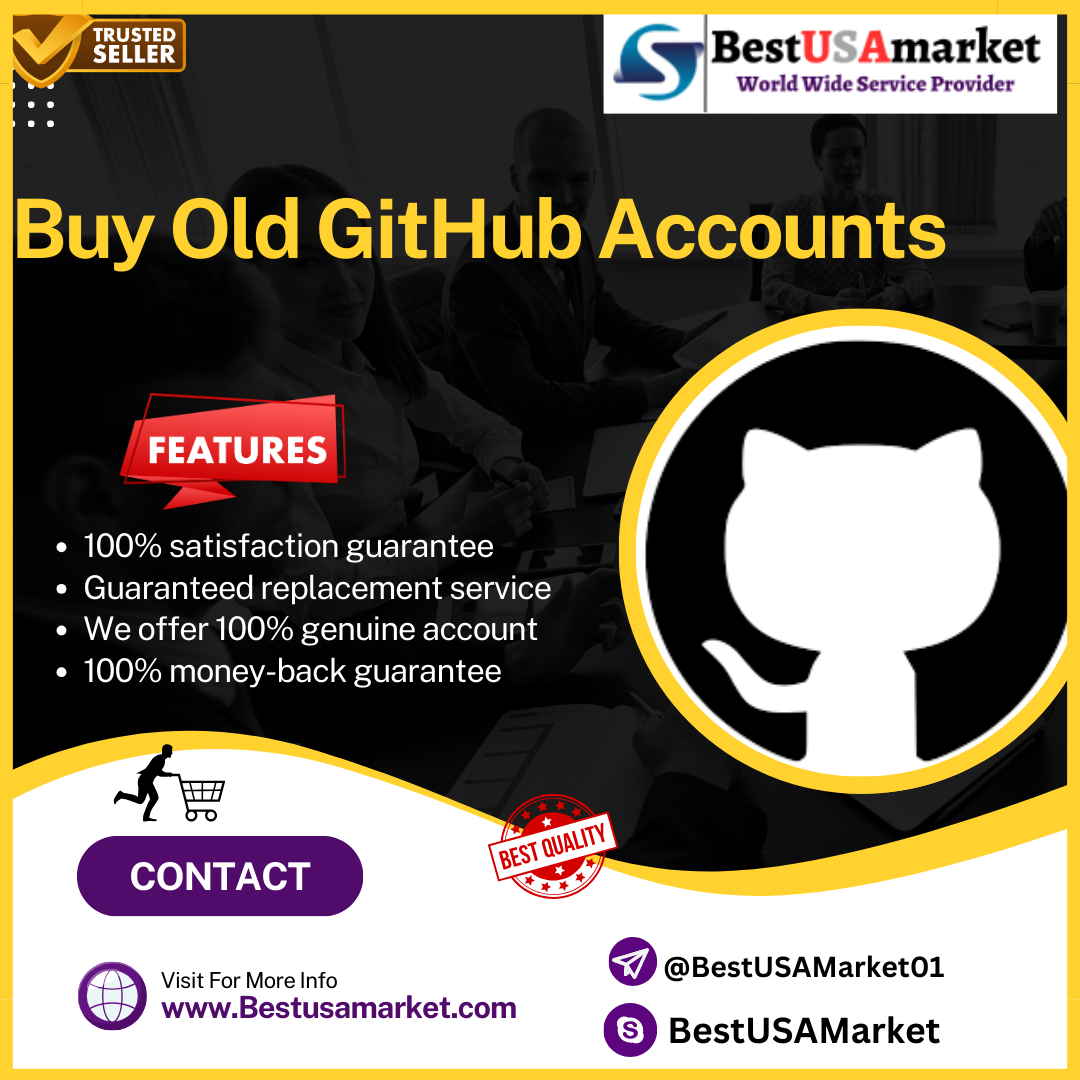 Buy Old GitHub Accounts - in Bulk (PVA & Aged) Fast Delivery