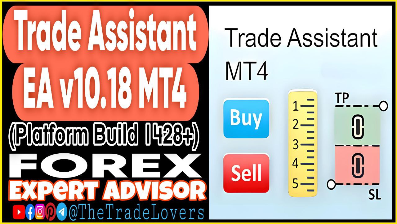 Trade Assistant EA V10.18 MT4 (Works on Build 1428 ) | Forex Robot | MT4 Expert Advisor - Payhip