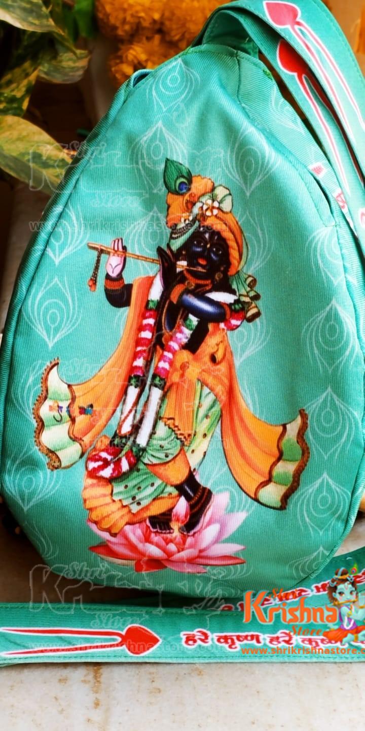 Kali Kamli Murli Wale Krishna Ji Bead Bag | shrikrishnastore.com