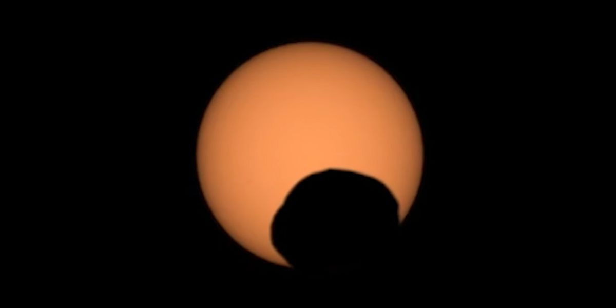 NASA Releases Video of Solar Eclipse on Mars Captured by Perseverance Rover - Orbital Today