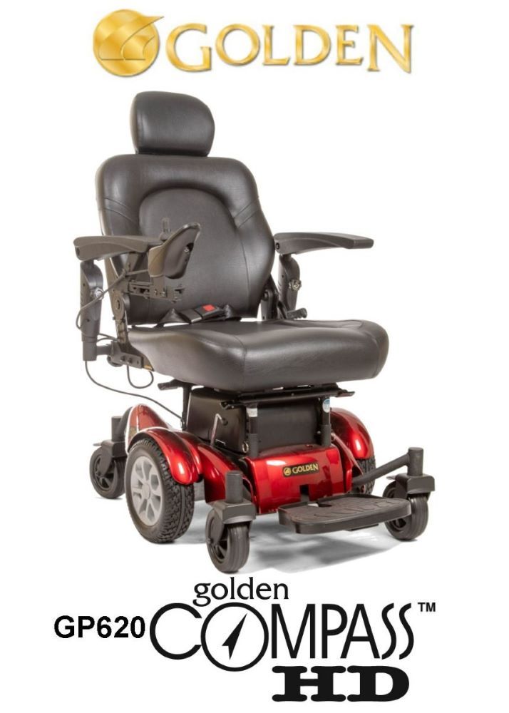 Get Power and Precision on Every Ride with Golden Compass HD Power Wheelchair