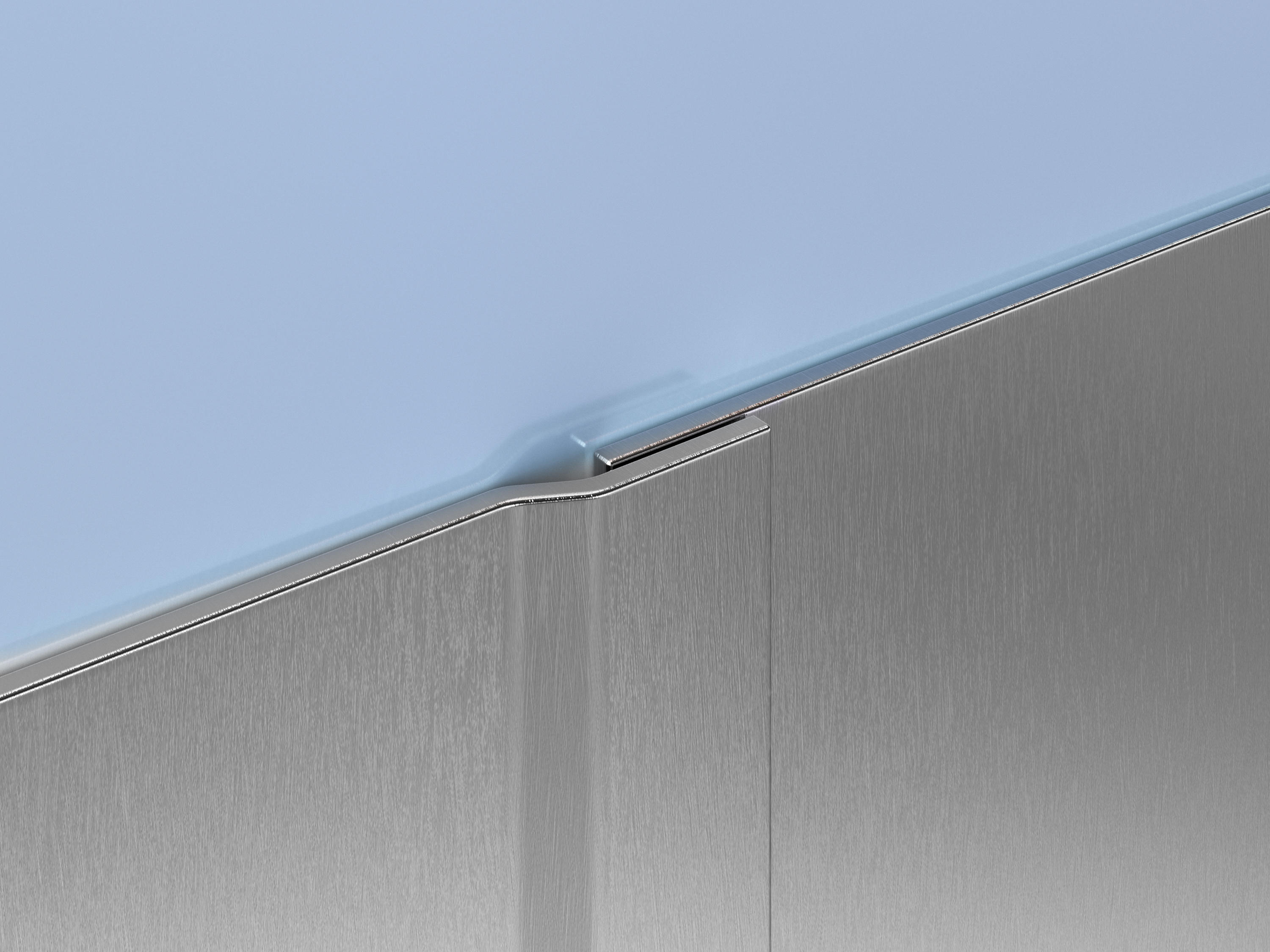 Stainless steel wall cladding - Protek System