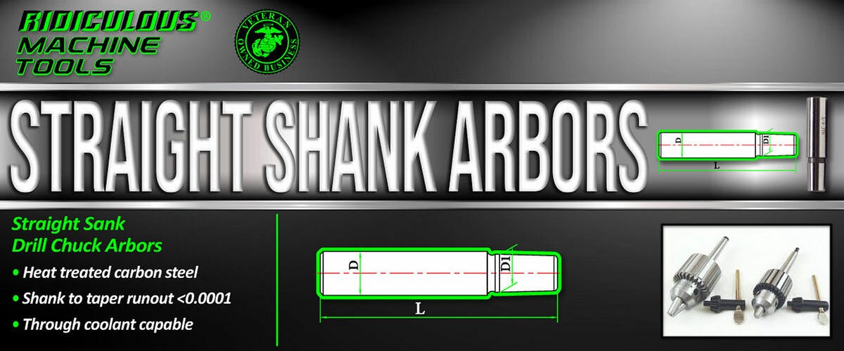 Why Straight Shank Arbors Are Essential for Accurate Drilling and Milling | by Ridiculous Machine Tools | Nov, 2024 | Medium