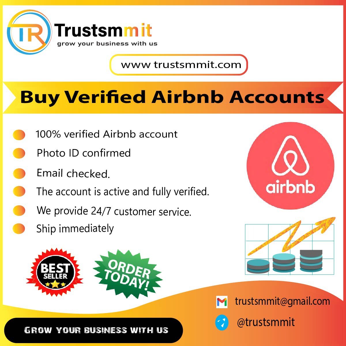 Buy Verified Airbnb Accounts - 100% document verified