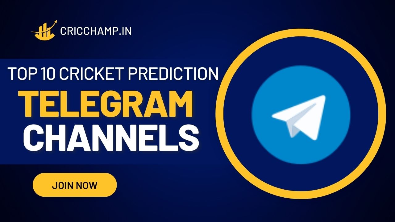 Top 10 Cricket Prediction Telegram Channels in India - CricChamp