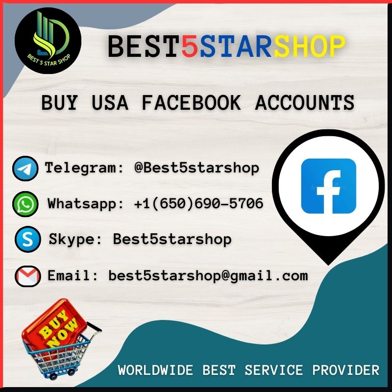 Buy USA Facebook Accounts - 100% High Quality Accounts