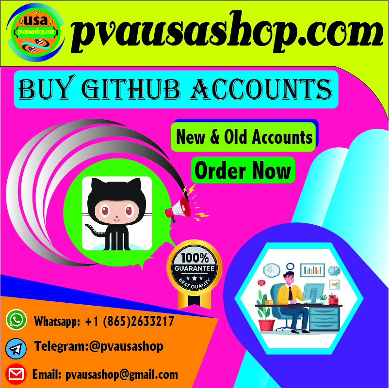 Buy GitHub Accounts Buy USA,UK,CA, GitHub Accounts