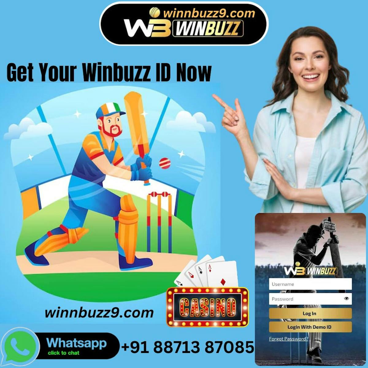 Winbuzz India Secured Winbuzz Login Get Your Winbuzz ID 88713 87085