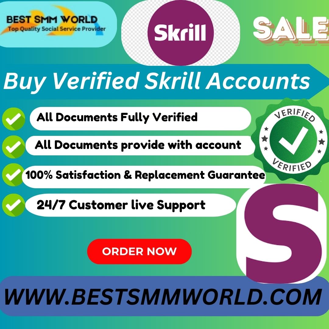 Buy Verified Skrill Account – bestsmmworld