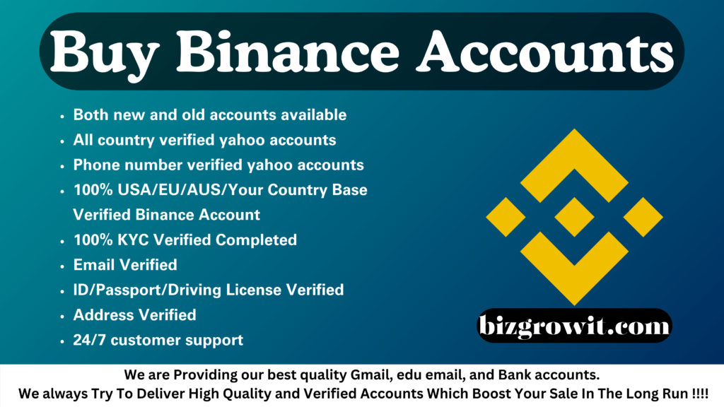 Buy Verified Binance Account - Fast & Secure Setup