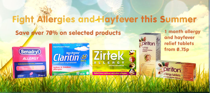 Hayfever and Allergy Relief Tablets Online - Life Pharmacy