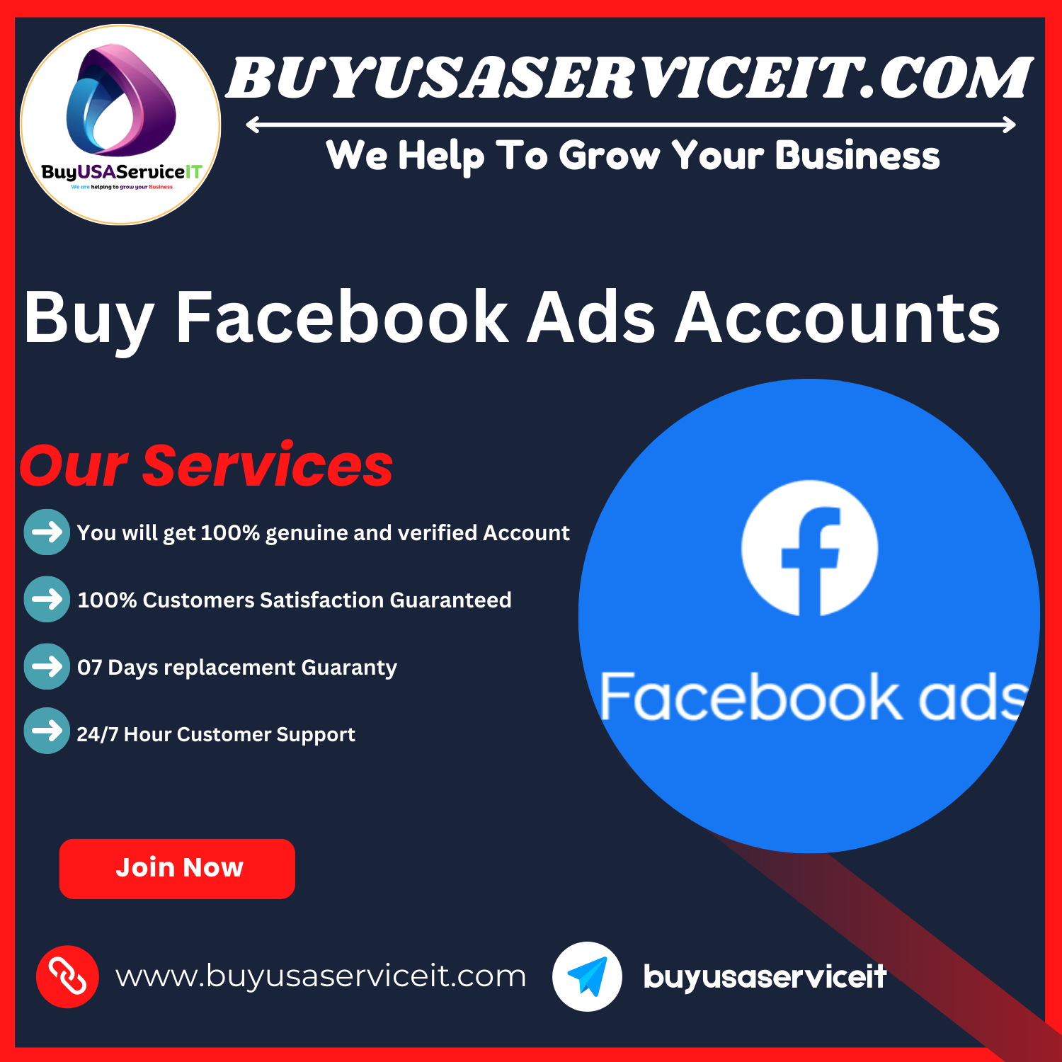 Buy Facebook Ads Accounts Meta Business Verified Manager Safe