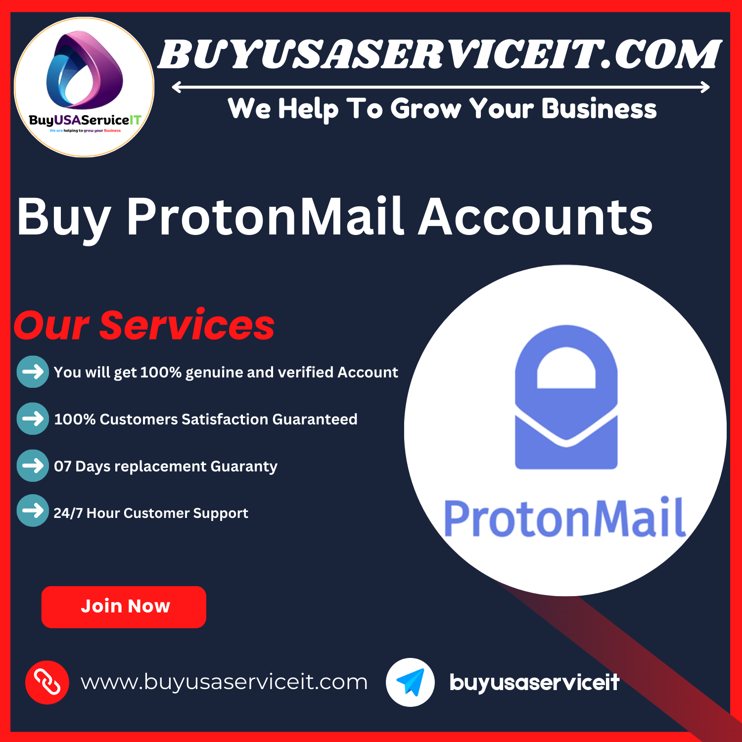 Buy ProtonMail Accounts Secure, Private, Encrypted Best Email