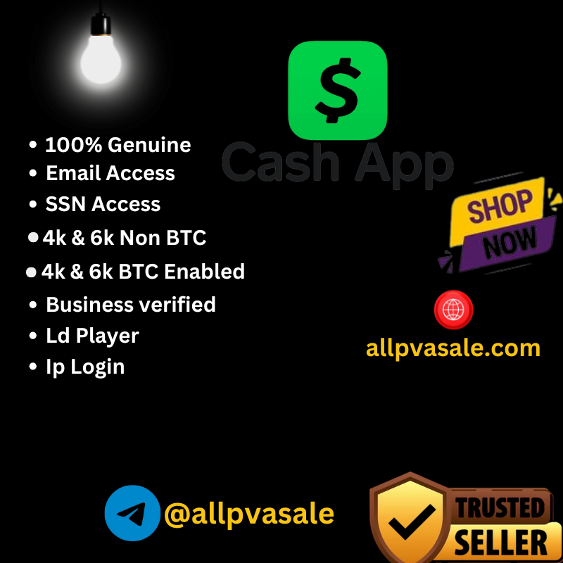 Buy Verified Cash App Account - 4k,6k BTC & Non BTC Enabled