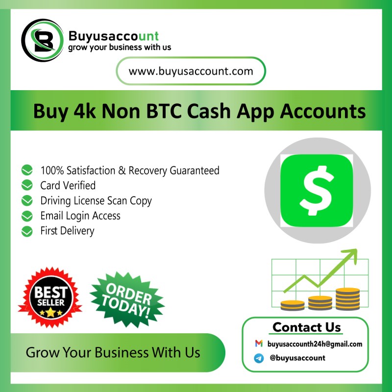 Buy 4k BTC Cash App Accounts - % With replacement guarantee and refund policy%