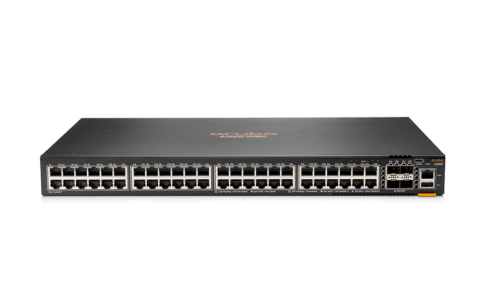 HPE JL667A Aruba CX 6300F Series 48-Port Managed Switch | T.I Digital