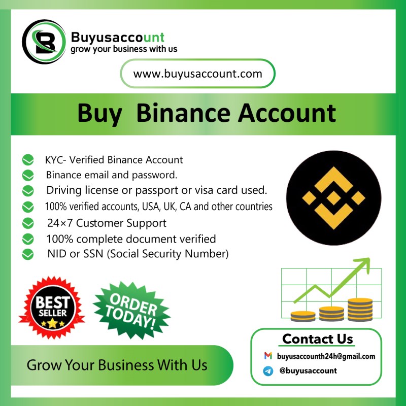 Buy Binance Account- Merchant, P2P, Verified Plus