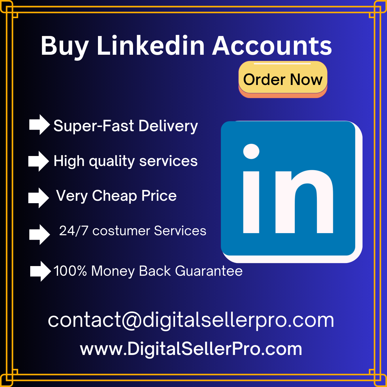 Buy Linkedin Accounts - Digital Seller Pro