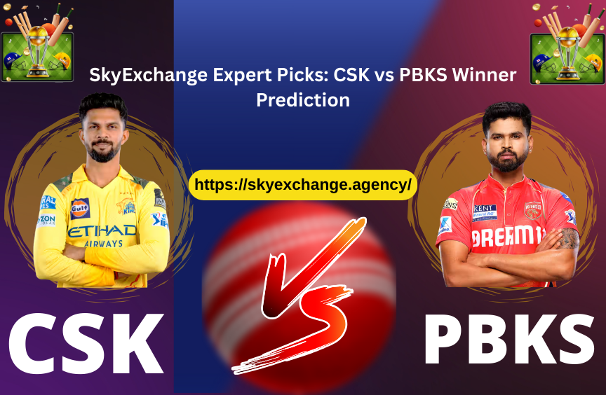 SkyExchange Bet: CSK vs PBKS Match Day Predictions    The IPL 2025 season heats up, Chennai Super Kings | Findit RightNow