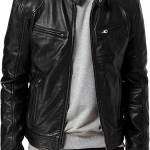 Hooded leather jacket for mens Profile Picture