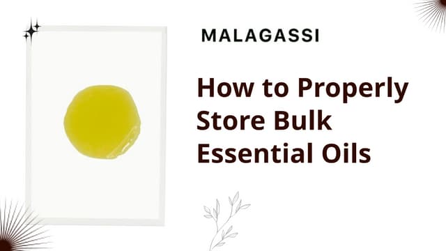 How to Properly Store Bulk Essential Oils | PPT