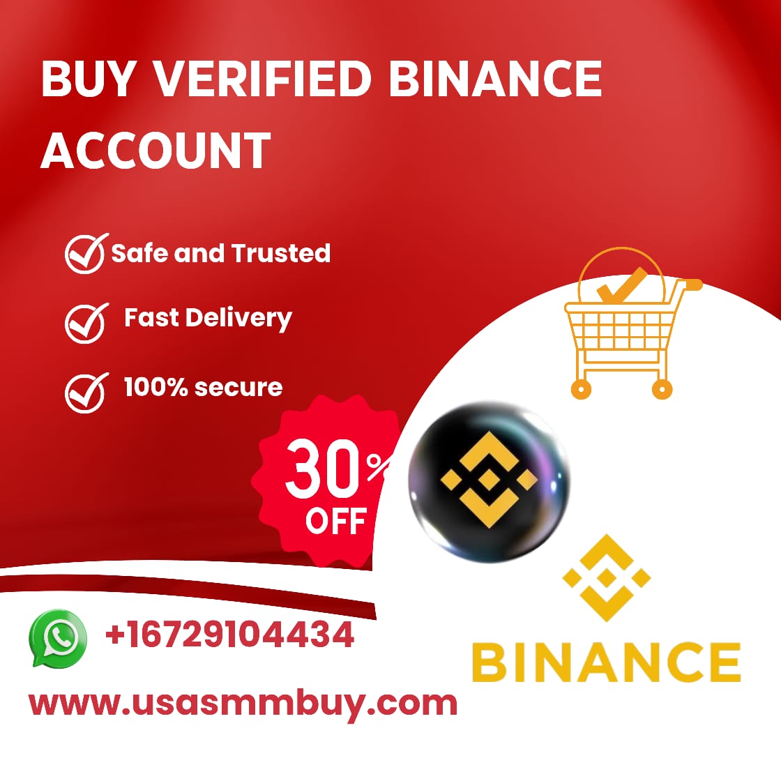 Buy Verified Binance Account - USASMMBUY