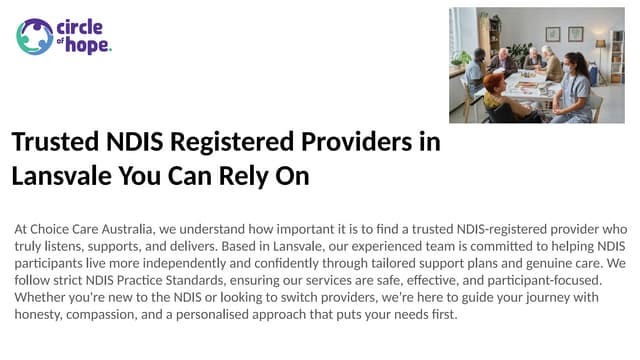 Trusted NDIS Registered Providers in Lansvale You Can Rely On.pptx