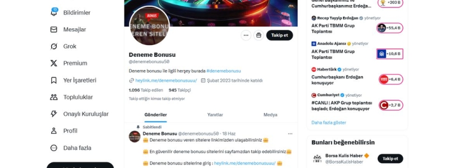 deneme bonusu veren siteler Cover Image