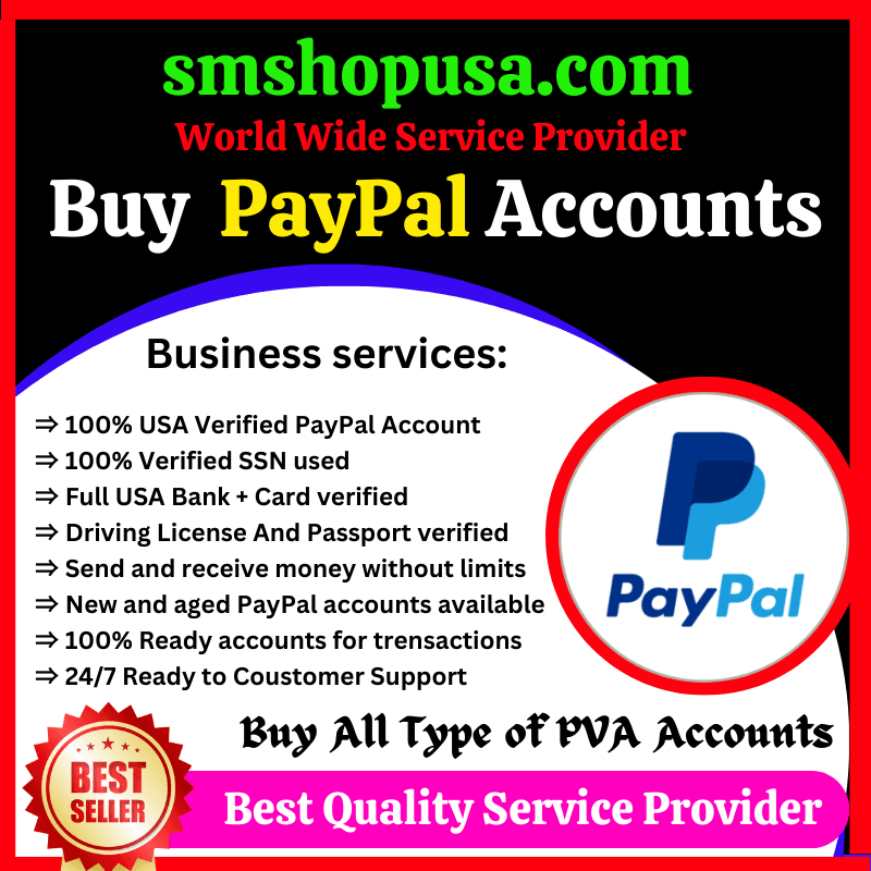Buy Verified PayPal Accounts – 100% Authentic & Active